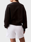 CK D COL Felpa girocollo french terry regular nero