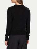 CK D COL Maglioncino extrafine in misto lana nero