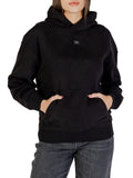Felpa con cappuccio woven label peached