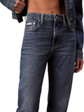 CK J D COL Jeans vita alta straight DENIM