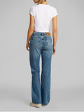 CK J D PRE T-shirt monogram baby cropped bianco