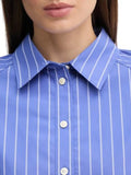 CK J D PRE Camicia a righe boxy cropped blu