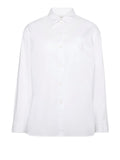 CK J D PRE Camicia in popeline relaxed fit bianco