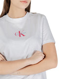 CK J D PRE T-shirt regular 20s classic logo bianco