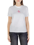 CK J D PRE T-shirt regular 20s classic logo bianco