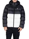 CK J U COL Piumino cappuccio nylon color block TOFU