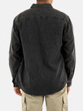 CK J U PRE Camicia in denim scuro classic vail nero