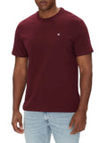 T-shirt basic con piccolo logo smooth cotton solid