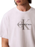CK J U PRE T-shirt hero monologo bianco