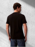 CK J U PRE T-shirt con badge logo nero