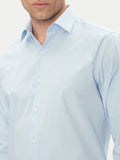 CK U PRE Camicia classica slim essential in popeline azzurro