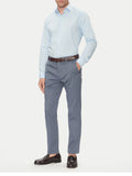CK U PRE Camicia classica slim essential in popeline azzurro