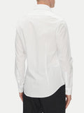 CK U PRE Camicia slim essential in popeline di cotone bianco