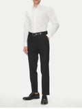 CK U PRE Camicia slim essential in popeline di cotone bianco