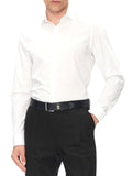 CK U PRE Camicia slim essential in popeline di cotone bianco