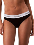 Slip intimo nero con fascia logo Ck