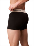 CK U.WEAR U Boxer trunk pacco da 3 NERO/B.CO
