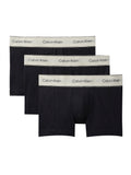 CK U.WEAR U Boxer trunk pacco da 3 NERO/B.CO
