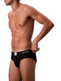 CK U.WEAR U Slip logo ck NERO/B.CO