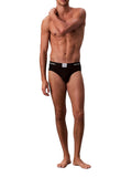 CK U.WEAR U Slip logo ck NERO/B.CO