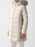 COLMAR OR. D Piumino lungo con pelliccia beige