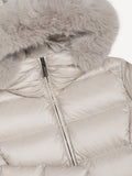 COLMAR OR. D Piumino lungo con pelliccia beige