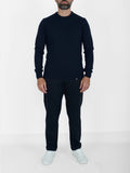 COLMAR OR. U Maglioncino girocollo pullover in misto kashmire blu