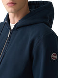 COLMAR OR. U Felpa zip e cappuccio con logo sul braccio blu