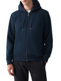 COLMAR OR. U Felpa zip e cappuccio con logo sul braccio blu