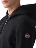 COLMAR OR. U Felpa zip e cappuccio con logo sul braccio nero