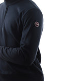 COLMAR OR. U Felpa collo alto mezza zip blu