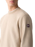 COLMAR OR. U Felpa girocollo basic con logo sul braccio beige