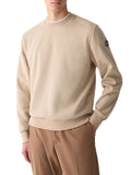 COLMAR OR. U Felpa girocollo basic con logo sul braccio beige