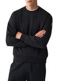 COLMAR OR. U Felpa girocollo basic con logo sul braccio nero