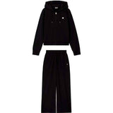 EA7 D Tuta 2 pezzi con giacca zip e cappuccio con logo EA7 nero