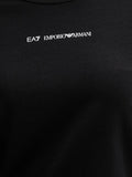 EA7 D T-shirt manica lunga logo nero