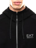 EA7 U Tuta sportiva felpa e pantalone nero