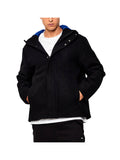 EA7 U Cappotto con interno in tessuto tecnico in contrasto nero