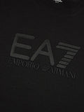 EA7 U T-shirt manica lunga maxi logo nero