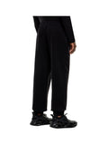EA7 U Pantalone sportivo con stampa laterale nero