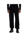 EA7 U Pantalone sportivo con stampa laterale nero