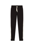 EA7 U Pantalone sportivo con banda laterale nero