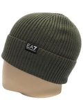 EA7 U Zuccotto a coste con etichetta logo verde