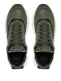 EA7 U Sneakers con suola alta VERDE/NERO