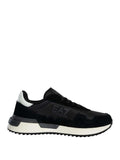 EA7 U Sneakers in pelle logo NERO/B.CO