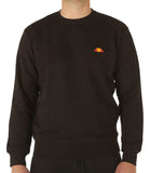 ELLESSE U Felpa girocollo patch logo nero