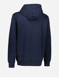 ELLESSE U Felpa hoodie full zip patch logo blu
