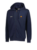 Felpa hoodie full zip patch logo