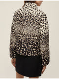 EMMEMARELLA1 Piumino fantasia animalier cammello
