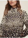 EMMEMARELLA1 Piumino fantasia animalier cammello